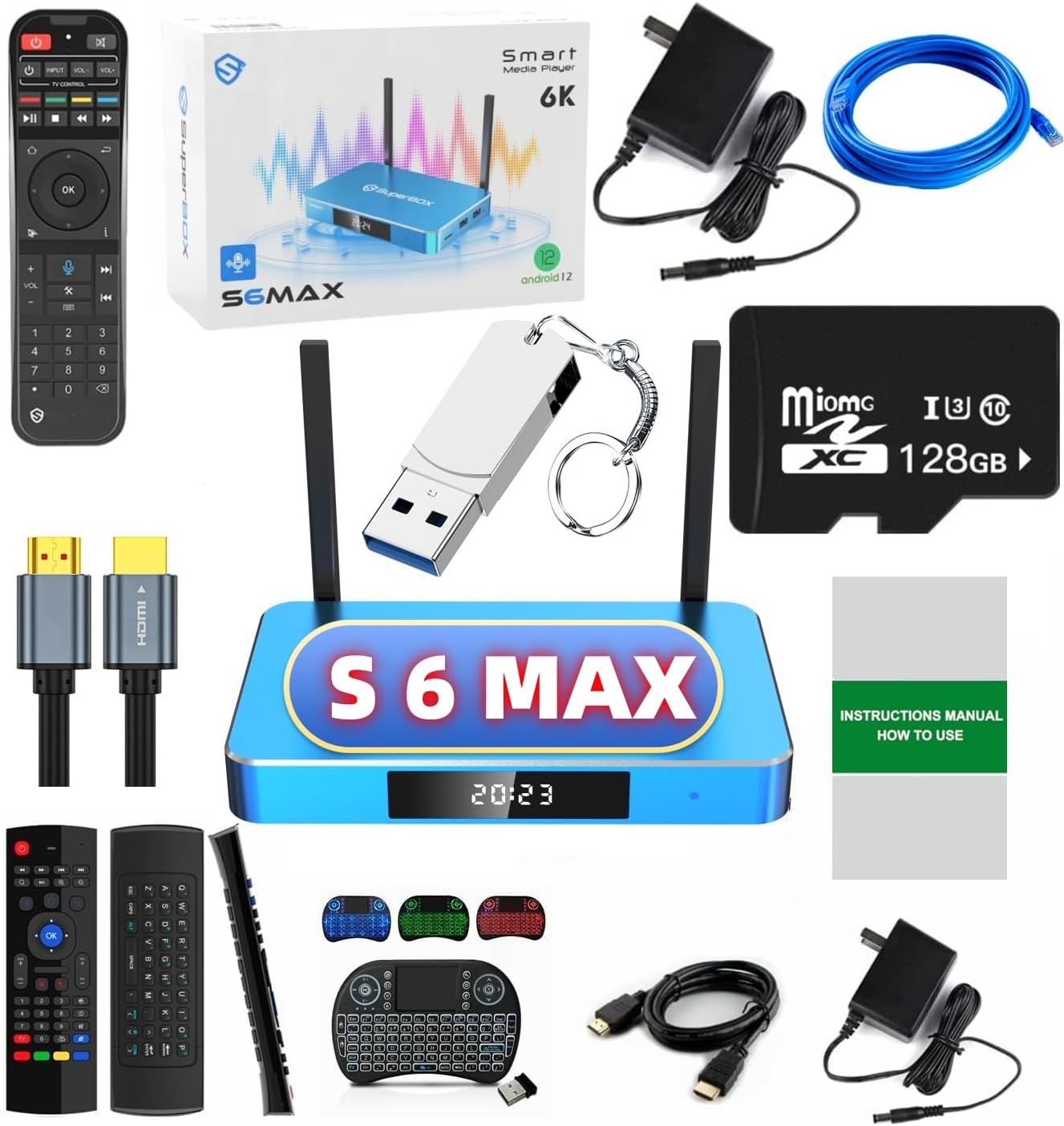 Box tv ROM 6K Ultra HD Built-in Voice Control